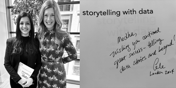 My Journey with "Storytelling with Data" and Meeting Cole Nussbaumer Knaflic